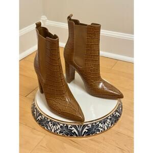 NWOB Marc Fisher LTD Women’s Chelsea Garliss Leather Dress Boots - Size 8